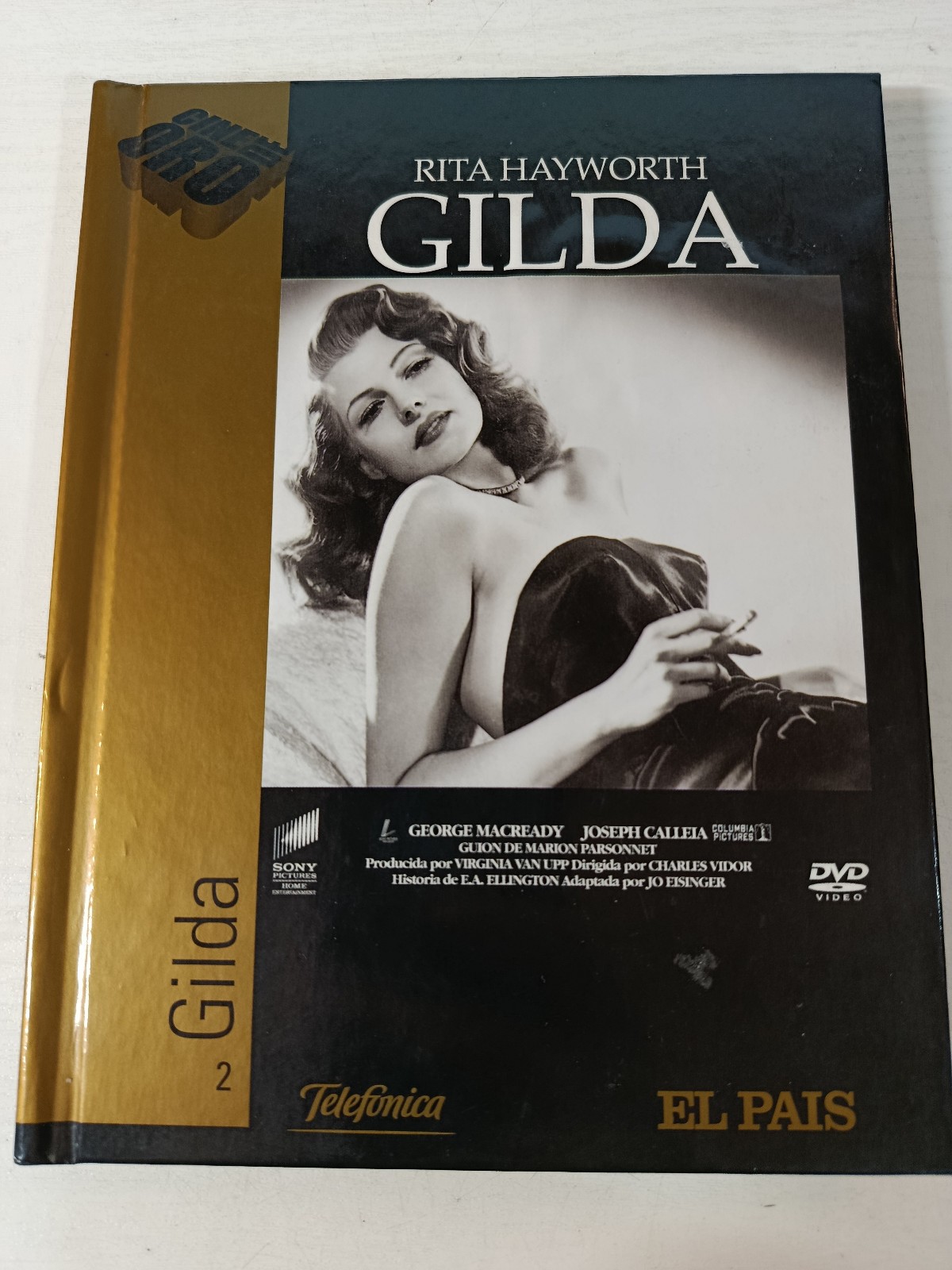 Gilda Rita Hayworth Charles Vidor - DVD + Book Spanish English Region 2 AM