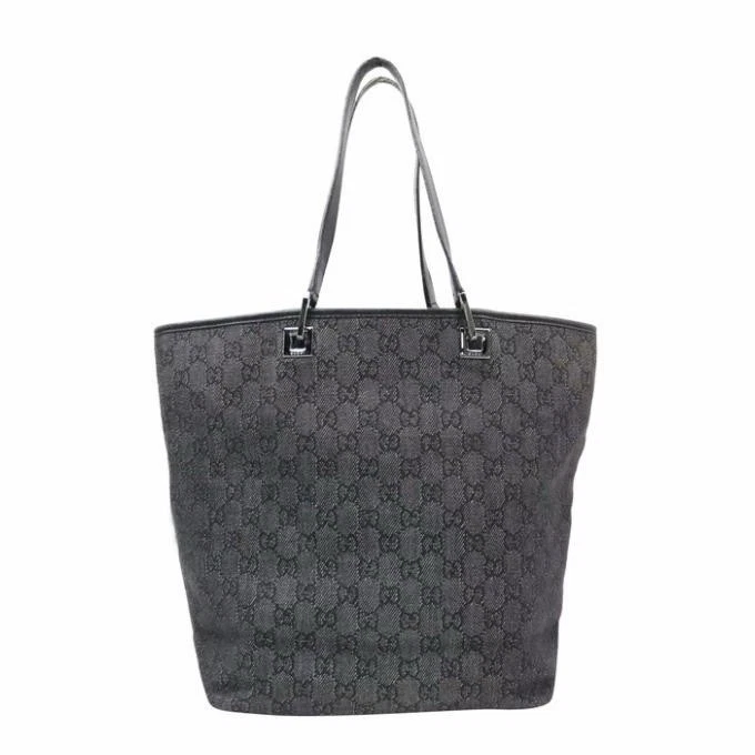 Authentique sac à bandoulière seau fourre tout logo Gucci GG noir