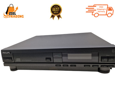 Philips CD210/00R CD Player Kompakt Disc Player Hi-Res DAC RCA Ausgang Belgien