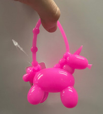 Bath  Body Works Pink Unicorn Balloon Animal PocketBac Sanitizer Holder HTF