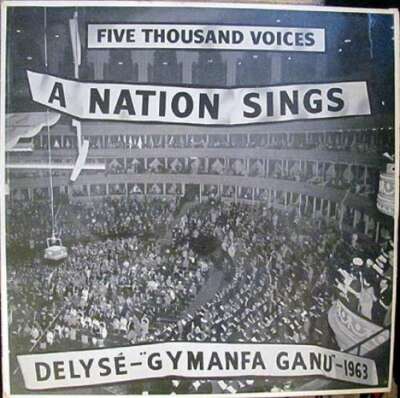 Various - A Nation Sings - Welsh Hymn Singing F LP Mono Vinyl Sch
