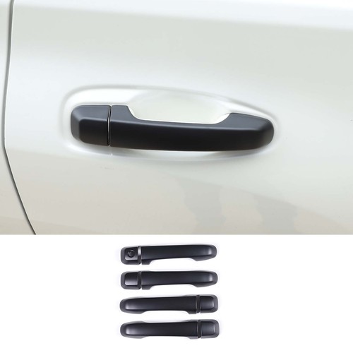 Cubierta de manija de puerta de automóvil para Toyota Land Cruiser Prado J150 2010-2022 borde negra - Imagen 15 de 19