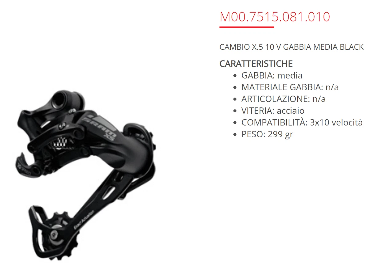 cassetta 11-36, pignone 10 velocità | Accessori per cassette