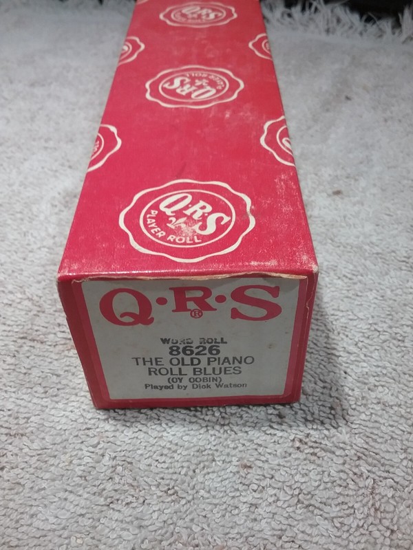 Vintage 20th Century QRS Player Piano Roll #8626 "The Old Piano Roll Blues"
