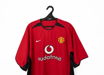 MANCHESTER UNITED 2002/04 Rio Ferdinand 6 NIKE Home Football Kit