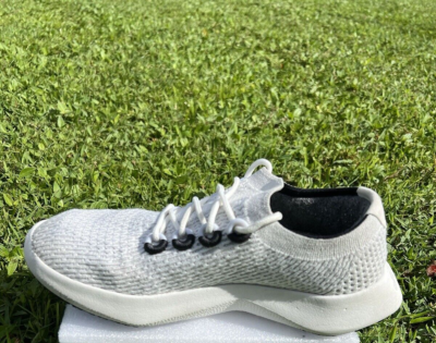 Allbirds Tree Dasher Shoes Sneakers Size 8.5 Allbirds Mens Size 8.5 Tree Dashers White Gray Black Running  main image 2