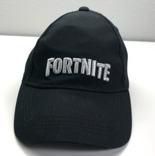 Fortnite Baseball Cap Toddlers Kids Black Boys OSFM Snapback Embroidered