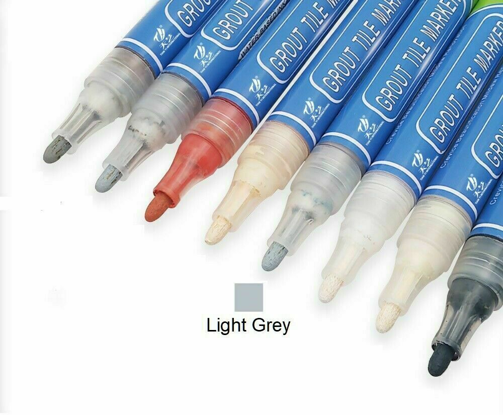 4 PACK Grout Pen Anti-Mould Tile Repair Kitchen Bathroom Shower UK