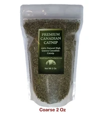 Premium "Course Cut" Canadian Catnip, 2 oz. (2-1/4 Cups) For Cats & Kittens