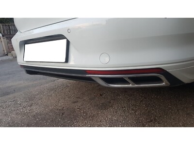 Chrome Achterbumper Streamer & Uitlaat Deflector Frame Past Passat B8.5 [ 2018