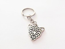 Cheetah Keychain, Leopard Keychain, Cheetah Zipper Pull, Animal, Good Luck Charm