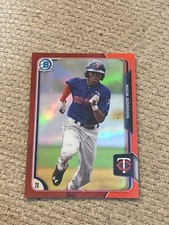 Nick Gordon 2015 bowman chrome red refractor #128 4/5