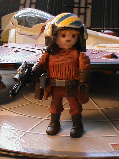 Playmobil Personnalisé – Pilote Air Force Naboo – Star Wars – Réf. REF-0145 Bis