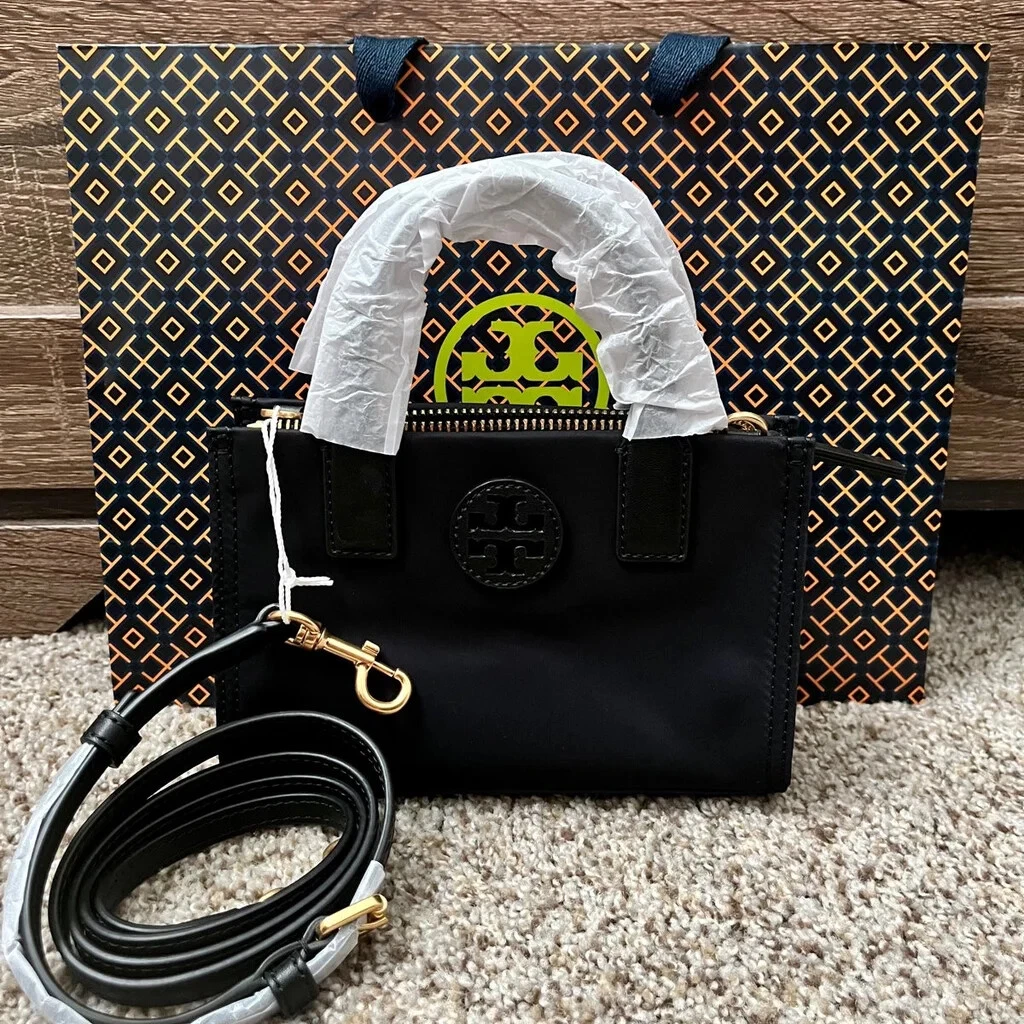 Tory Burch Women's Ella Nylon Tote (Black)