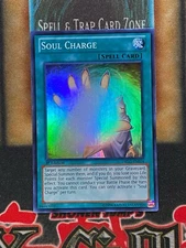 Yugioh Soul Charge DRLG-EN014 Super Rare 1st Ed NM