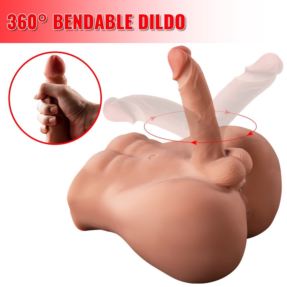 Huge Dildo Sex Toy Lifelike Male Body Torso Big Penis for Women Couple Sex toy