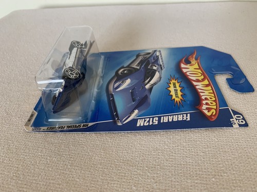 Hot Wheels 2009 Ferrari 512M - Blue HW Special Features Die-Cast Car - View #8