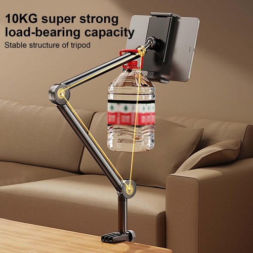 Support Tablette Lit Réglable Support IPad Support de Téléphone Réglable Rota... - Afbeelding 4 van 9