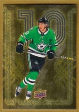 2024-25 Upper Deck Fluorescence Gold #F12 Oskar Back RC /150 - Dallas Stars
