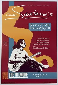 Santana Concert Poster | eBay