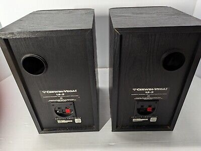 CERWIN-VEGA LS-5 Bookshelf 2-way Speakers - Working - Good CERWIN-VEGA LS-5 Bookshelf 2-way Speakers - Working - Good