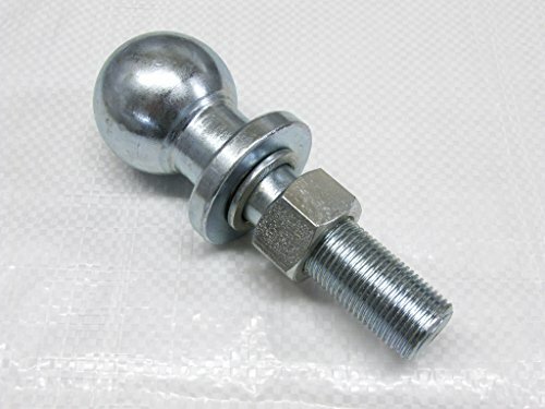 Tow Ball Short Shank 50MM & Chain (22MM Thread 3"" 1.25 Ton Tractor ATV Quad)