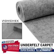 Grey Non-woven Fabric Durable Un-Backed Automotive Carpet 40" Wide Universal USA