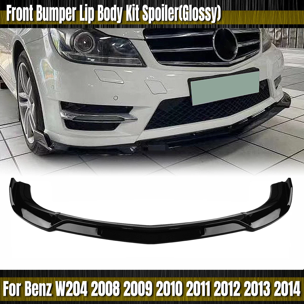 Mercedes w204 front on sale lip