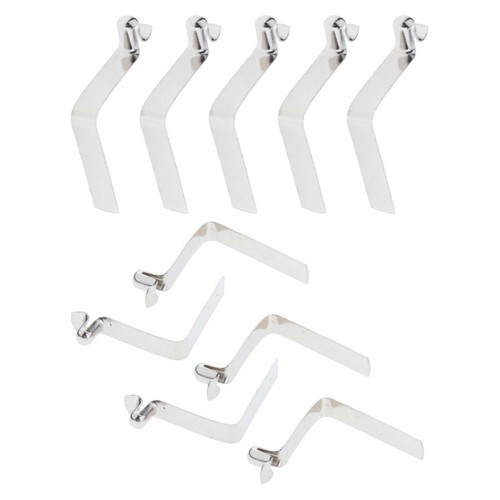 HARFINGTON 10pcs V-Shaped Spring Button Clips – 65Mn Steel For Kayak Paddles, Tent Poles, Telescopic Tubes