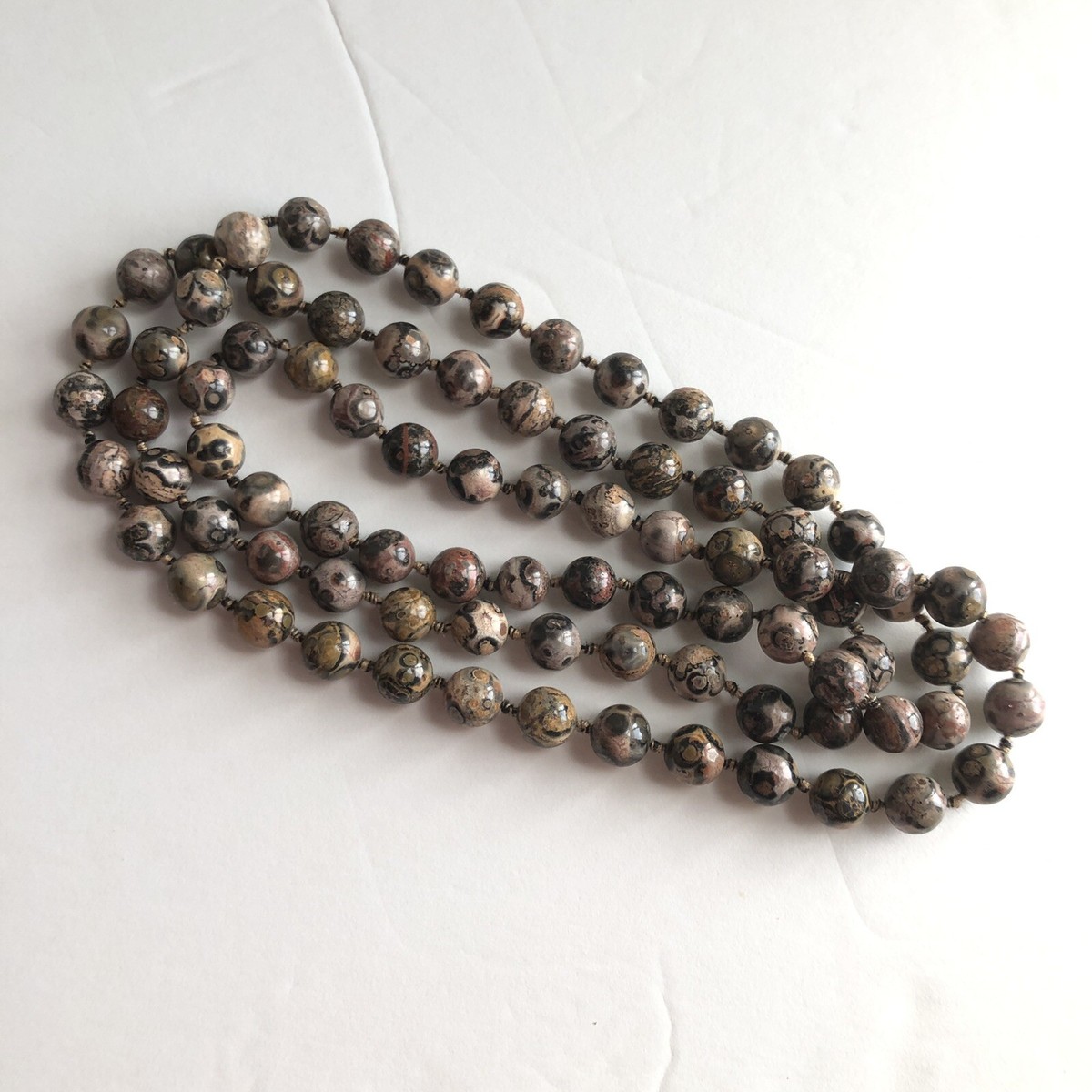 Vintage Jasper Natural Stone Beads 34