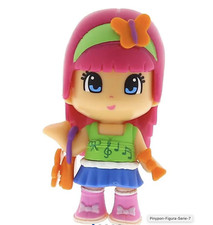Muñeca Pinypon Serie 7 Pelo Rojo Intercambiable con Otras Muñecas Serie 7