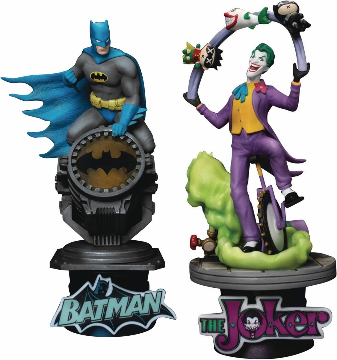 DC Comics Batman DS-034 & Joker DS-033 D-Stage Beast Kingdom Set 