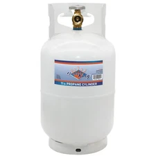 10 LB Pound Steel Propane Tank Refillable Cylinder with OPD Valve