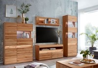 Wohnwand Anbauwand Massivholz Buche Kernbuche GeöLt Massiv Neu Ovp!!
