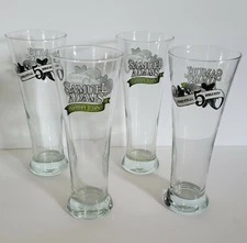 Lot of 4 Samual Adams Noble Pils Beer Bar Glasses 12 Oz