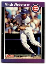 1989 Donruss Mitch Webster P Chicago Cubs #459