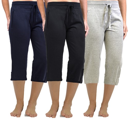 Ladies Jogging Bottoms 3/4 Shorts 