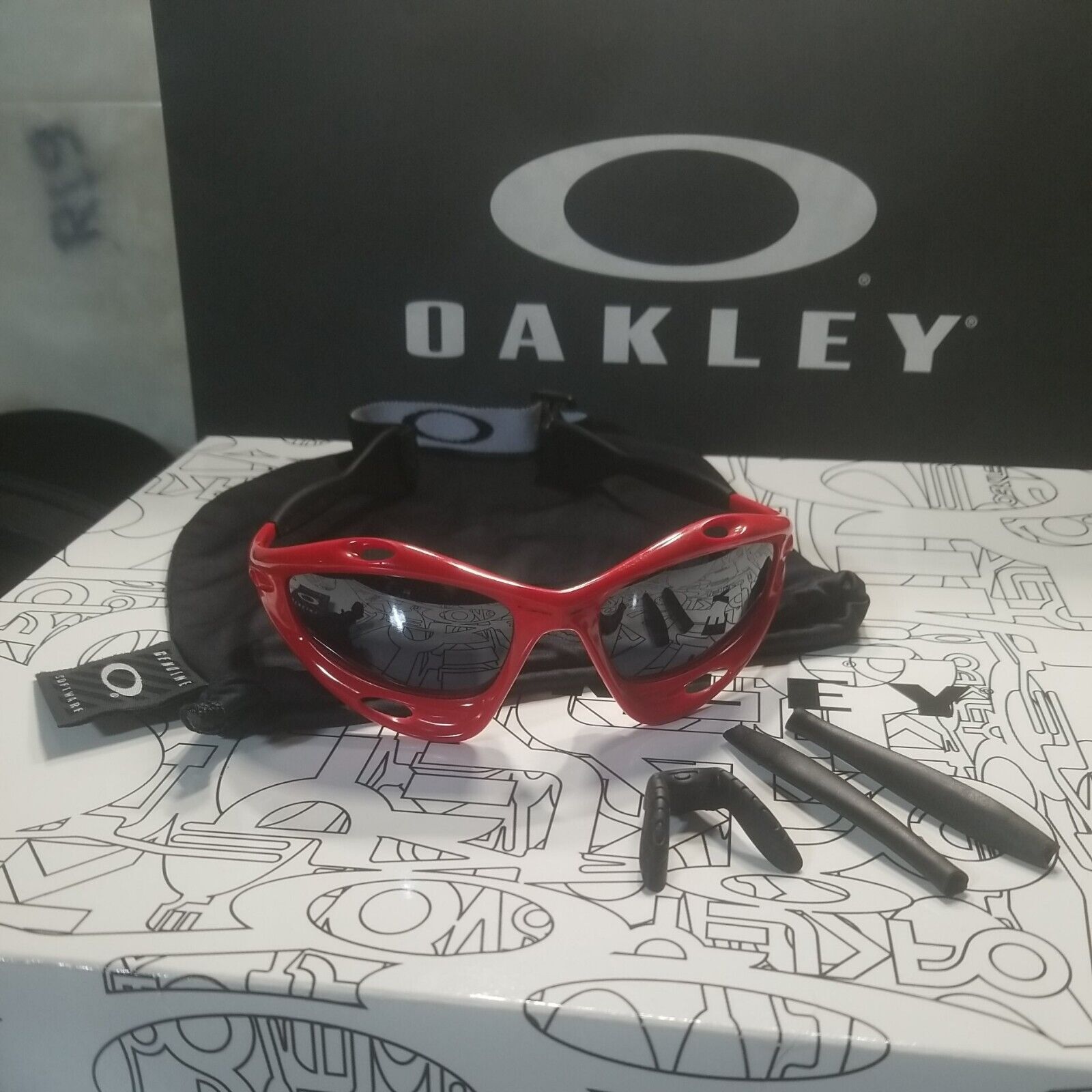 Oakley Racing Jacket Gen 2 With Accessories not Splice twenty X-metal  jawbone... | eBay