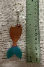 Mermaid Tail Multicolor Keychain Handmade