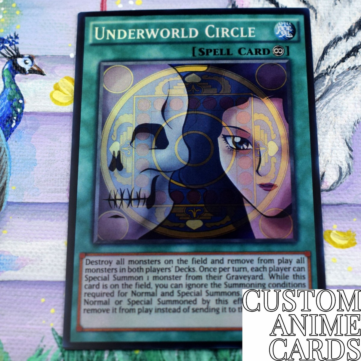 Underworld Circle DIY ANIME EFFECT - HOLO card