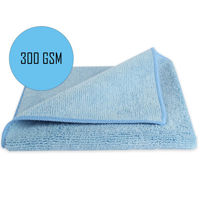 Detailzone Mikrofasertuch Poliertuch Spezial Innenraumtuch blau 300gsm 40x40cm