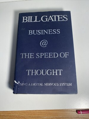 #ad #ad Bill Gates BUSINESS @ THE SPEED OF THOUGHT Using a Digital Nervous System 1st E $4.99
