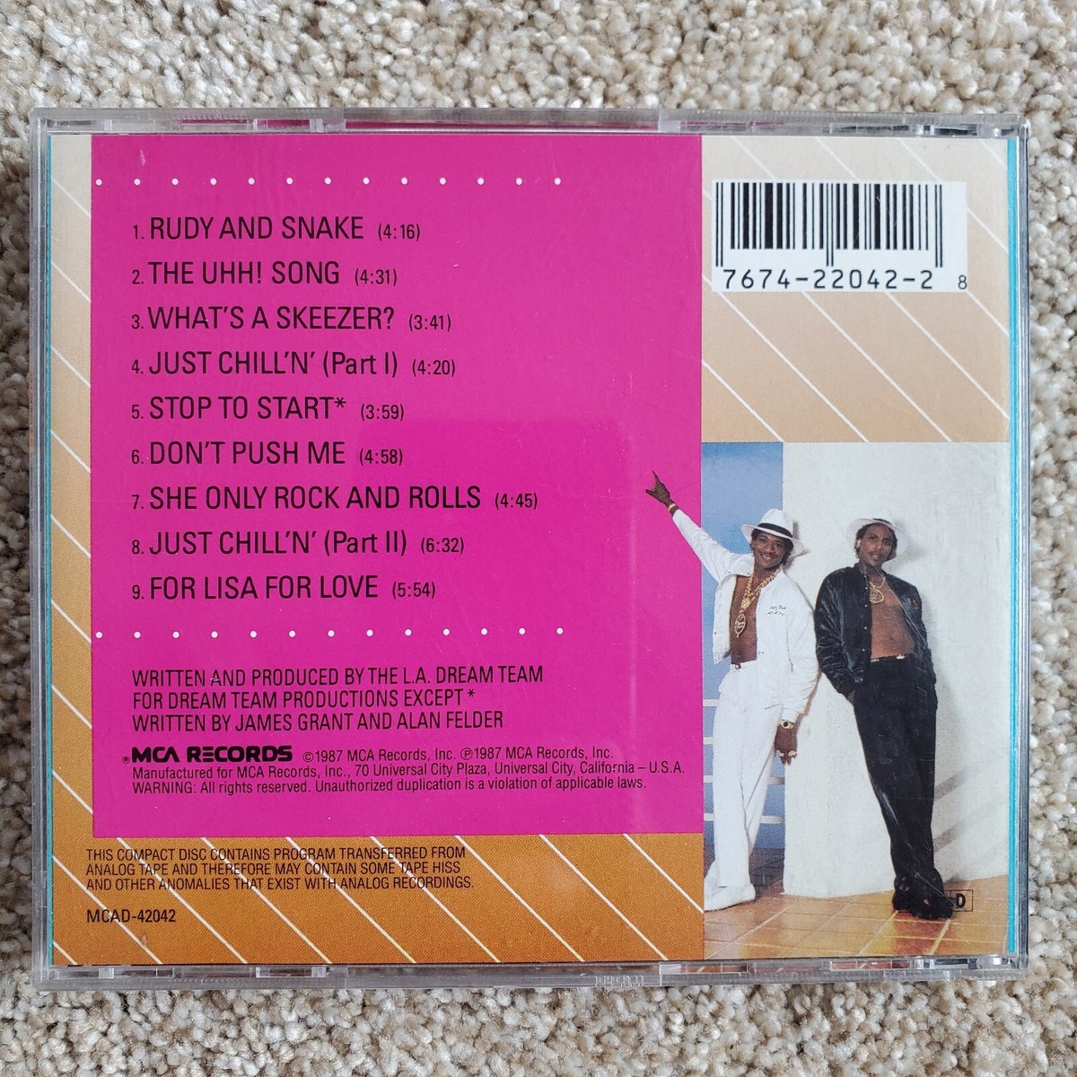 L.A. Dream Team - Bad to the Bone (1987) CD - Rap, Hip-Hop HTF! | eBay