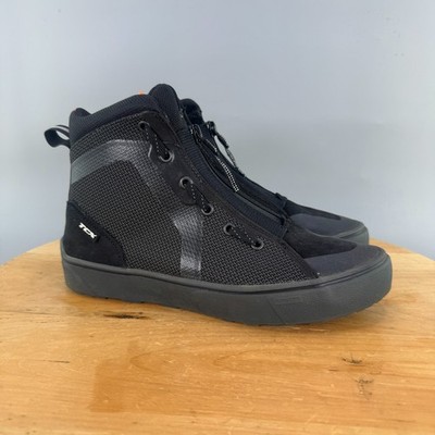 TCX Ikasu Air WP Mens Size 8 Waterproof Black Motorcycle Boots D30 Sneakers