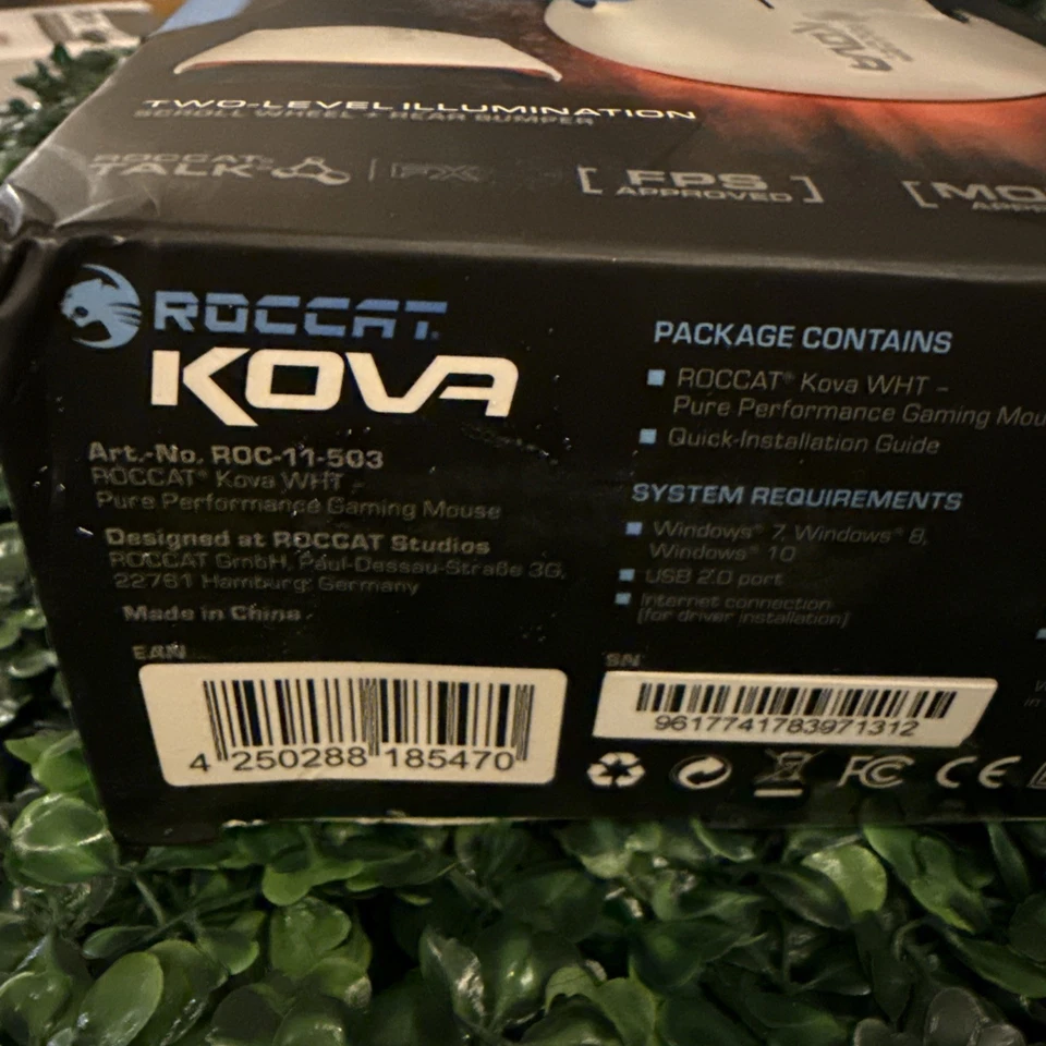 ROCCAT Kova Wired Optical Gaming Ambidextrous Mouse w/Multi-button design RGB - Image 3 of 4