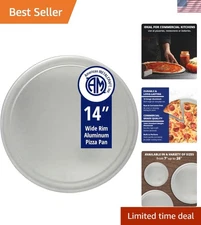 14-Inch Wide Rim Pizza Pan – Perfect for Adventurous Toppings & Traditional Pies