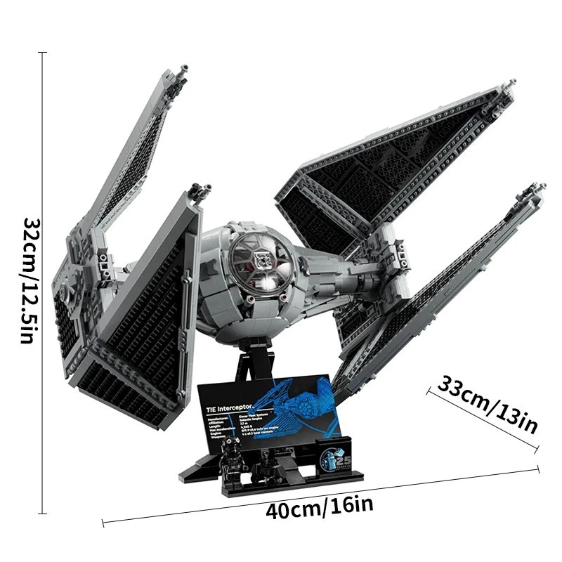 🛸Bloc de construction Star Wars 75382 Interceptor 1931pcs + figurine NEUF - Photo 3/4