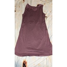 Columbia Omni-Wick Women small petite Sleeveless Active Dress Heathered Pockets