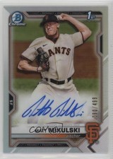 2021 Bowman Draft Chrome Pick Refractor 90/499 Matt Mikulski #CDA-MMI Auto 14mx