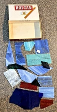 18 pieces of vintage stained glass-Slag Glass, Blue, Green, Red, Clear, Teal